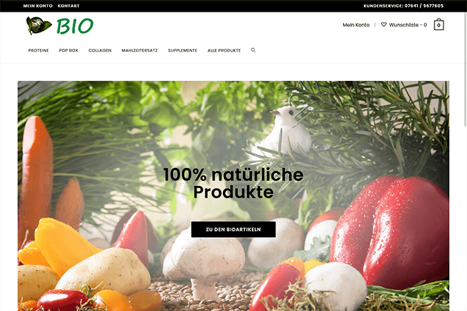 Beispiel Shopsystem